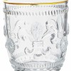 Crystal Whisky Glass - 340 ml Set of 6 Pc YG19554 - With Gold Line Crystal Whisky Glass - 340 ml Set of 6 Pc YG19554 - With Gold Line