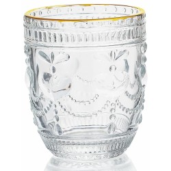 Crystal Whisky Glass 340ml Set of 6 Pc YG19555