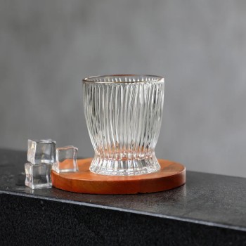 Crystal Whisky Glass 320ml Set of 6 Pcs YG19556 - With Gold Line Crystal Whisky Glass 320ml Set of 6 Pcs YG19556 - With Gold Line