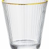 Crystal Whisky Glass 315ML Set of 6 Pcs YG19557 - With Gold Line Crystal Whisky Glass 315ML Set of 6 Pcs YG19557 - With Gold Line