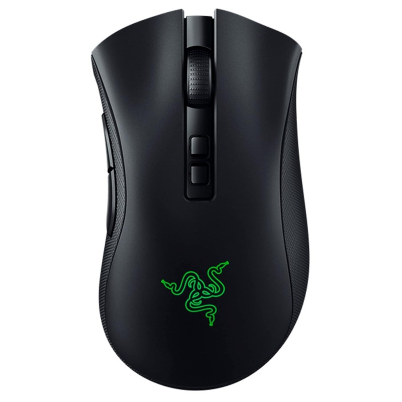 Razer DeathAdder v2 Pro Wireless Gaming Mouse: 20K DPI Optical Sensor - 3x Faster Than Mechanical Optical Switch - Chroma RGB Lighting - 70 Hr Battery Life - 8 Programmable Buttons - Classic Black Razer DeathAdder v2 Pro Wireless Gaming Mouse: 20K DPI Optical Sensor - 3x Faster Than Mechanical Optical Switch - Chroma RGB Lighting - 70 Hr Battery Life - 8 Programmable Buttons - Classic Black