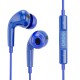 GOVO Gobass 444 in Ear Wired Earphones with Hd Mic for Calls,10Mm Dynamic Driver,Noise Cancellation (Blue)