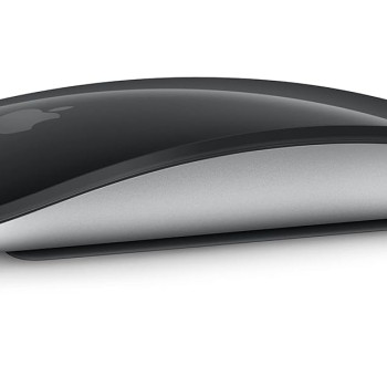 Apple Magic Mouse - Black Multi-Touch Surface - USB
