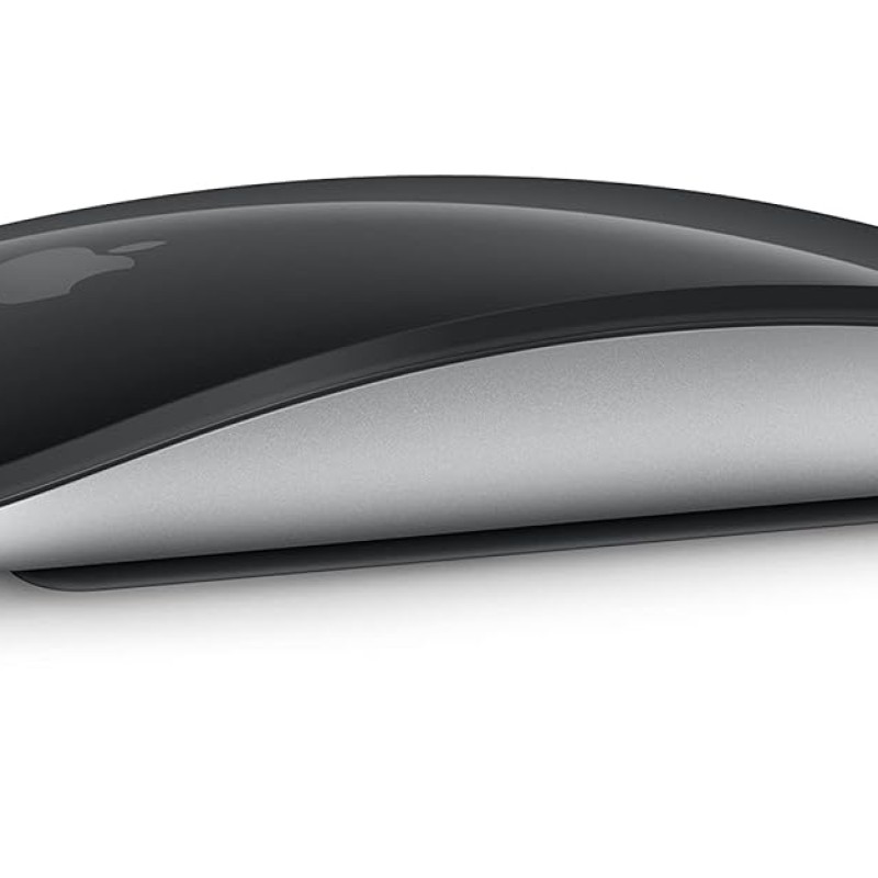 Apple Magic Mouse - Black Multi-Touch Surface - USB