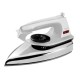 USHA Aluminium Ei 2802 1000 Watts Ultra Light Weight Dry Iron With Non-Stick Soleplate (White)