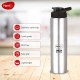 Pigeon Stainless Steel Inox Hydra 750 Drinking Water Bottle 700 ml - Silver (Pack of 1)