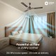 Orient Electric Apex Prime| Strong & Decorative Ceiling Fan for Home| 1200mm BEE Star Rated Energy Efficient Ceiling Fan | Anti-Rust & Long-lasting | Smoke Brown