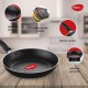 Pigeon Mio Nonstick Aluminium Cookware Gift Set, Includes Nonstick Flat Tawa, Nonstick Fry Pan, Kitchen Tool Set, Nonstick Kadai with Glass Lid, 8 Pieces Kitchen Set (Black)