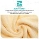 Cuddle Cotton Regalia Zero Twist Bath Towel, 600 GSM, 75 cm x 150 cm, Lemon Yellow