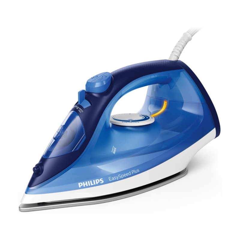Philips Steam Iron GC2145/20 � 2200-watt, From Worlds No.1 Ironing Brand*, Scratch resistant ceramic soleplate, Steam Rate of up to 30 g/min, 110 g steam boost, Drip stop technology