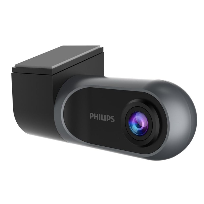 PHILIPS GoSure 3001 Car Dash Camera | 2MP FHD 1080p | G-Sensor | 132� Super Wide Angle | WiFi | Emergency Recording | Easy DIY Set Up | GoSure Mobile App