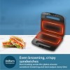 Philips Domestic Appliances HD2289/00 XL Sized Sandwich Maker Black with Metallic Finish Philips Domestic Appliances HD2289/00 XL Sized Sandwich Maker Black with Metallic Finish