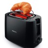 Philips Daily Collection HD2583/90 600-Watt 2 in 1 - Toaster and Sandwichmaker (Black)