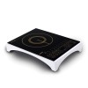 Philips Viva Collection Hd4938/01 2100-Watt Glass Induction Cooktop With Sensor Touch and Full Crystal Glass (Black)