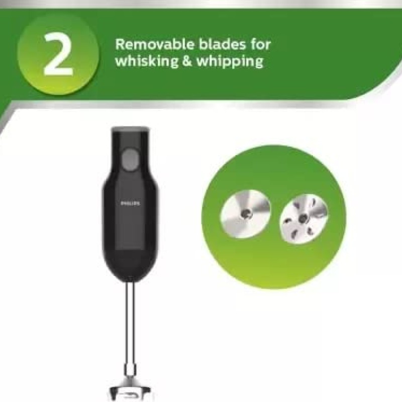 PHILIPS Alloy Steel Hl1655/02 Hand Blender 250W Black, 250 Watts
