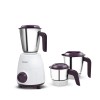 PHILIPS HL7505 500W Mixer Grinder (White and Purple)