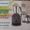 PHILIPS HL7757/00 MIXER GRINDER PRO 750 Mixer Grinder (3 Jars, Silver, Black)
