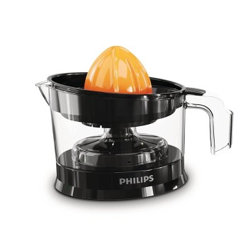 PHILIPS Citrus Press Juicer HR2788/00, Black and Transparent, Medium