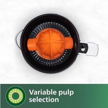 PHILIPS Citrus Press Juicer HR2799/00, Black and Transparent, Large PHILIPS Citrus Press Juicer HR2799/00, Black and Transparent, Large