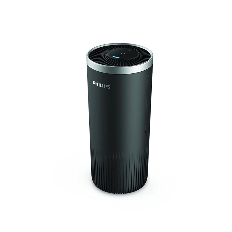 Philips Automotive Gopure Style 3601 with Hepa Filteration Captures Particles As Small As 0.004Um (Equivelant to H14 Grade), Uvc Light Eliminating 99.9% of Bacteria and Viruses - Black