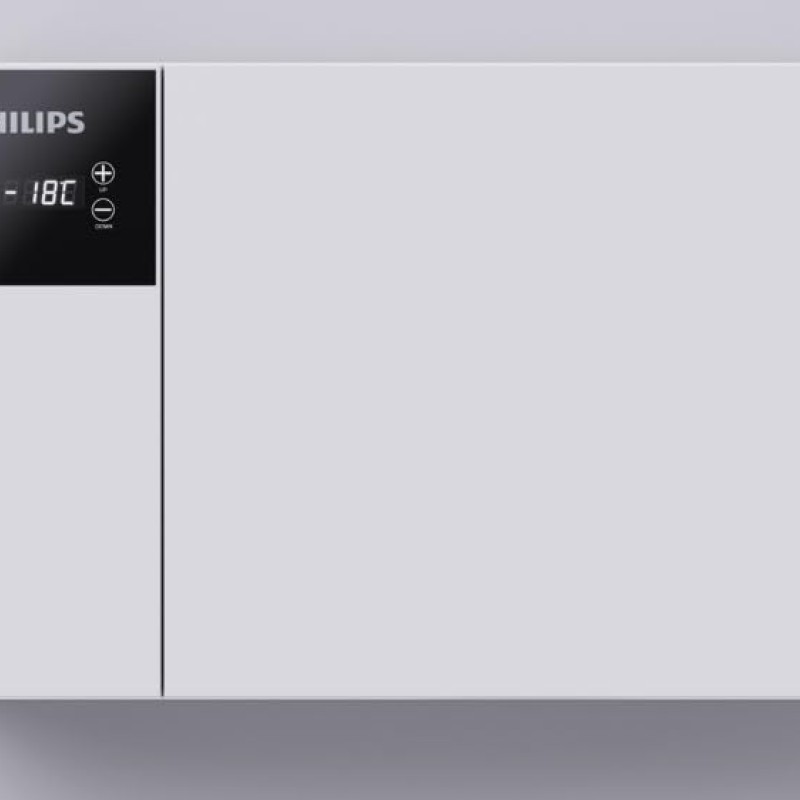 Philips Automotive Car Thermal Box Tb5101,16.5 L Car Refrigerator,12/24V Dc Car Fridge,Freezer With Compressor,Electric Cooler For Car Truck Rv Road Trips Travel and Home Use-5 Star,Frost Free,White