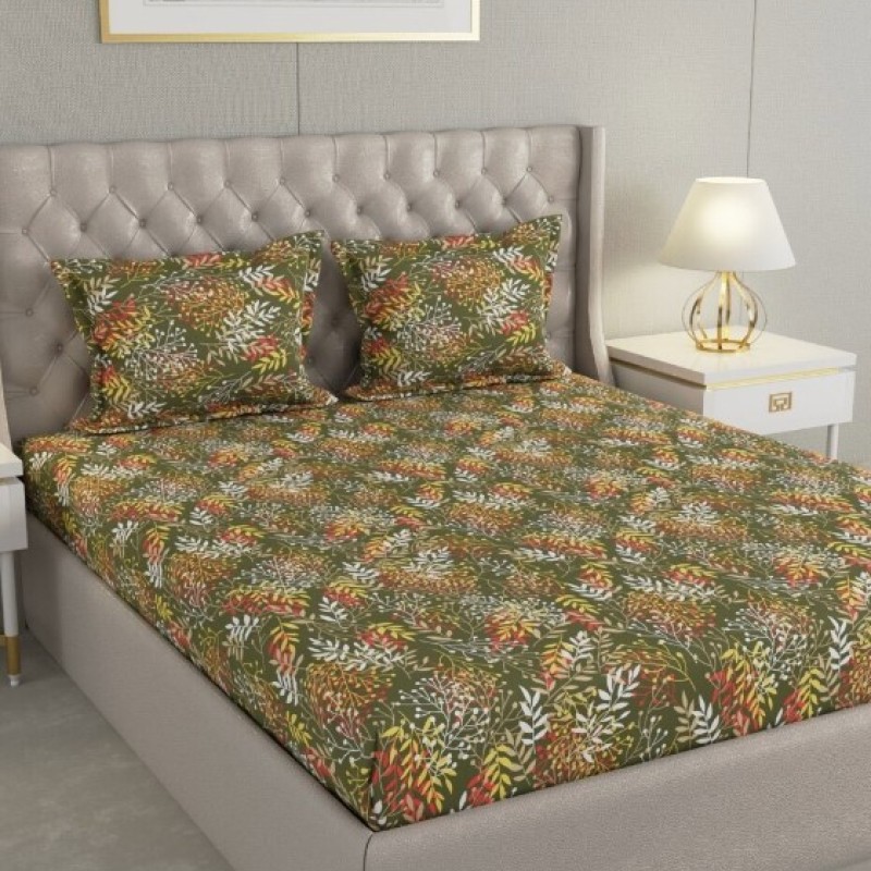 Raymond Home Cozzy 104 TC Double Bedsheet with 2 Pillow Covers Raymond Home Cozzy 104 TC Double Bedsheet with 2 Pillow Covers