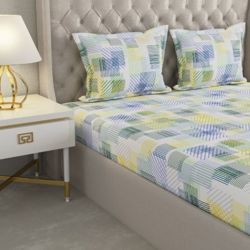 Raymond Home Cozzy 104 TC Double Bedsheet with 2 Pillow Covers Raymond Home Cozzy 104 TC Double Bedsheet with 2 Pillow Covers