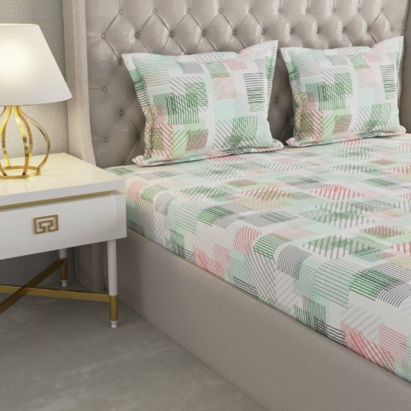 Raymond Home Cozzy 104 TC Double Bedsheet with 2 Pillow Covers Raymond Home Cozzy 104 TC Double Bedsheet with 2 Pillow Covers