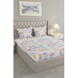 Raymond Home Cozzy 104 TC Double Bedsheet with 2 Pillow Covers