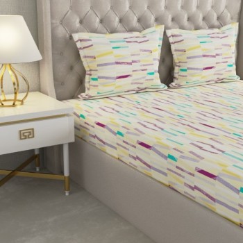 Raymond Home Cozzy 104 TC Double Bedsheet with 2 Pillow Covers Raymond Home Cozzy 104 TC Double Bedsheet with 2 Pillow Covers