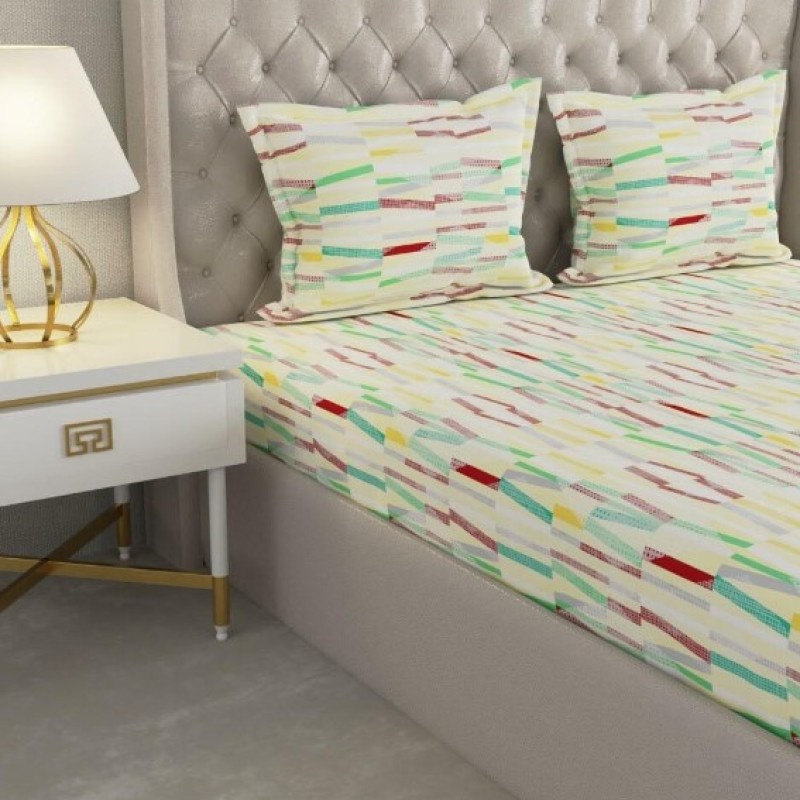Raymond Home Cozzy 104 TC Double Bedsheet with 2 Pillow Covers Raymond Home Cozzy 104 TC Double Bedsheet with 2 Pillow Covers