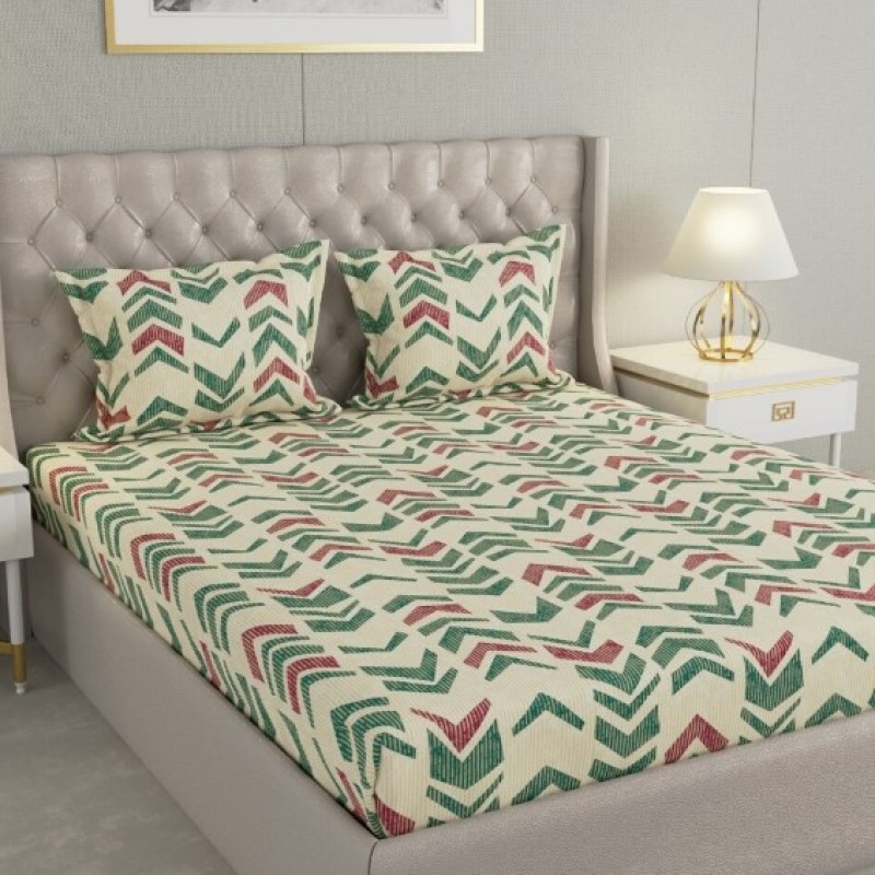 Raymond Home Cozzy 104 TC Double Bedsheet with 2 Pillow Covers Raymond Home Cozzy 104 TC Double Bedsheet with 2 Pillow Covers