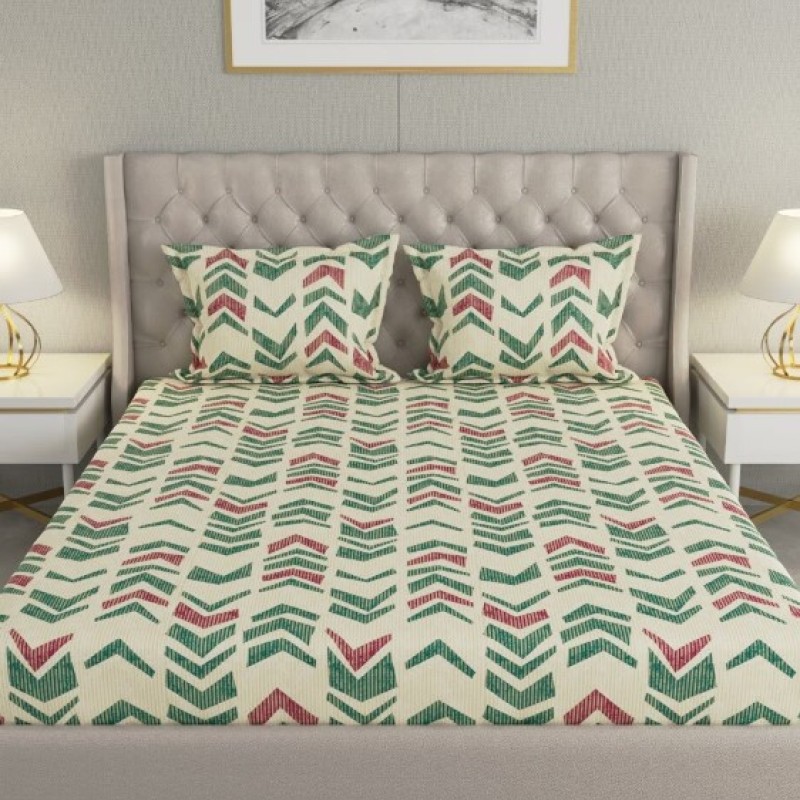 Raymond Home Cozzy 104 TC Double Bedsheet with 2 Pillow Covers Raymond Home Cozzy 104 TC Double Bedsheet with 2 Pillow Covers
