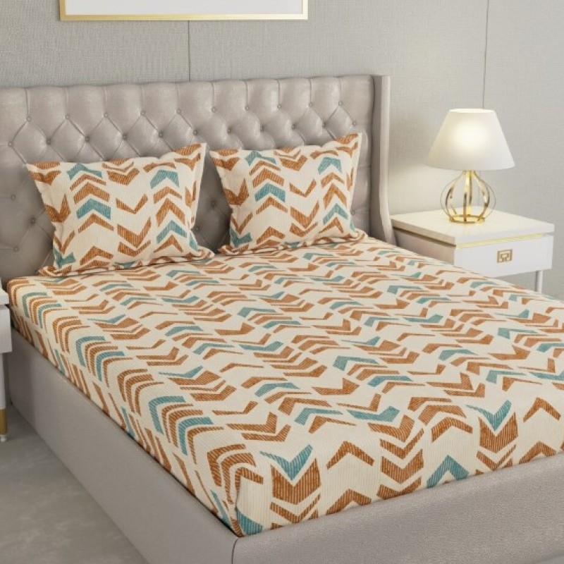 Raymond Home Cozzy 104 TC Double Bedsheet with 2 Pillow Covers Raymond Home Cozzy 104 TC Double Bedsheet with 2 Pillow Covers