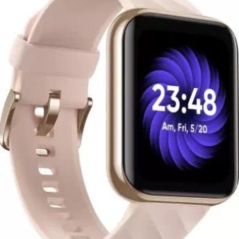DIZO Watch D 1.8 inch Dynamic display with 550nits brightness (by realme techLife) (Pink Strap, Free Size) DIZO Watch D 1.8 inch Dynamic display with 550nits brightness (by realme techLife) (Pink Strap, Free Size)