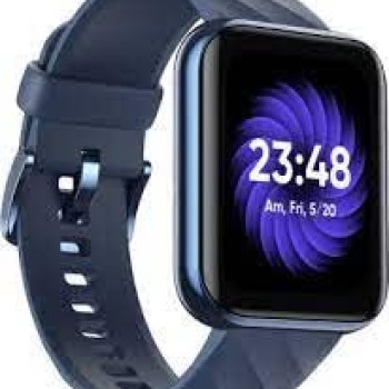 DIZO Watch D 1.8 inch Dynamic display with 550nits brightness (by realme techLife) (Blue Strap, Free Size)