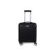 Spacewalk Cadillac PC, 42 litres Hard Spinner, Cabin Suitcase, 18 Inch, 8 Wheels, 3 Years Warranty, Black