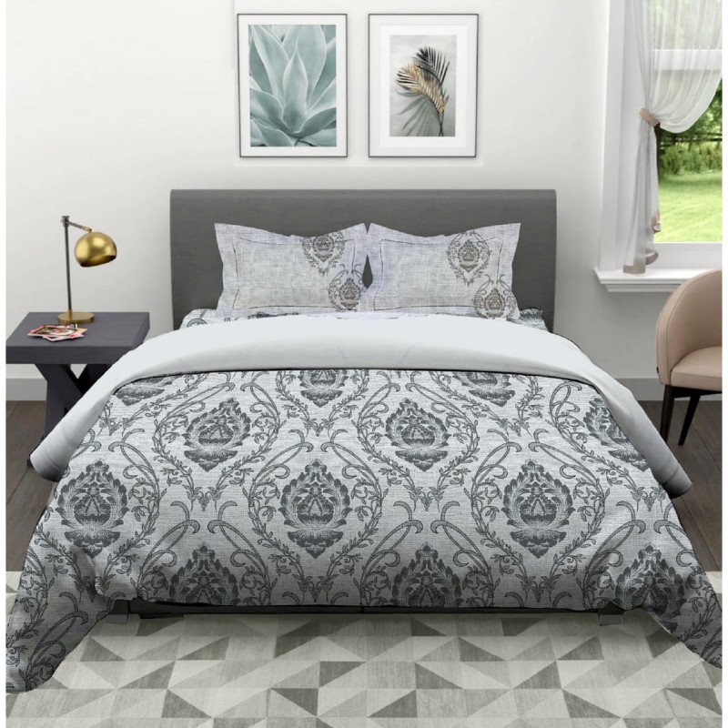 Bella Casa, Double Bedsheet Set with 2 Pillow Covers - Cotton -Sentosa Bella Casa, Double Bedsheet Set with 2 Pillow Covers - Cotton -Sentosa