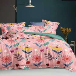 Bella Casa, Double Bedsheet Set with 2 Pillow Covers -Spenio