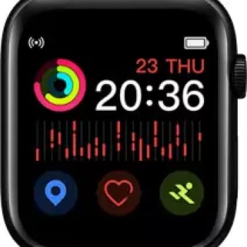 PTron Pulsefit P261 Smartwatch  (Black Strap, Regular)