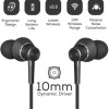 PTron InTunes Classic Bluetooth Headset  (Black, Grey, In the Ear)
