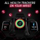 Hammer Pulse Ace 2.0 Bluetooth Calling Smartwatch - Crown Black