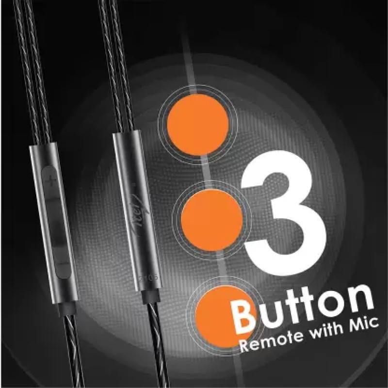 itel IEP-61 Wired Headset (Black, In the Ear) itel IEP-61 Wired Headset (Black, In the Ear)