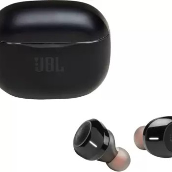 JBL Tune 120 Bluetooth Truly Wireless in Ear Earbuds with Mic Black