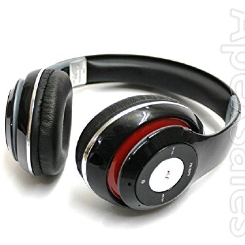 itek HD Wireless Bluetooth Headphones With Mic For iPad , iPhone, ANDROID Phones - Black