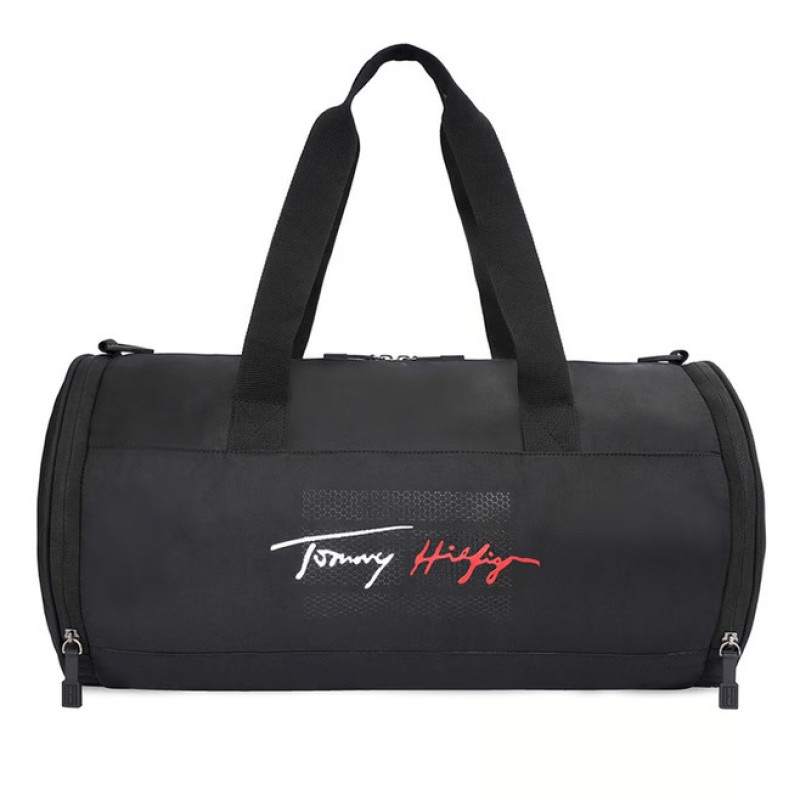 Tommy Hilfiger Unisex Freeman Gym Bag-Black Tommy Hilfiger Unisex Freeman Gym Bag-Black