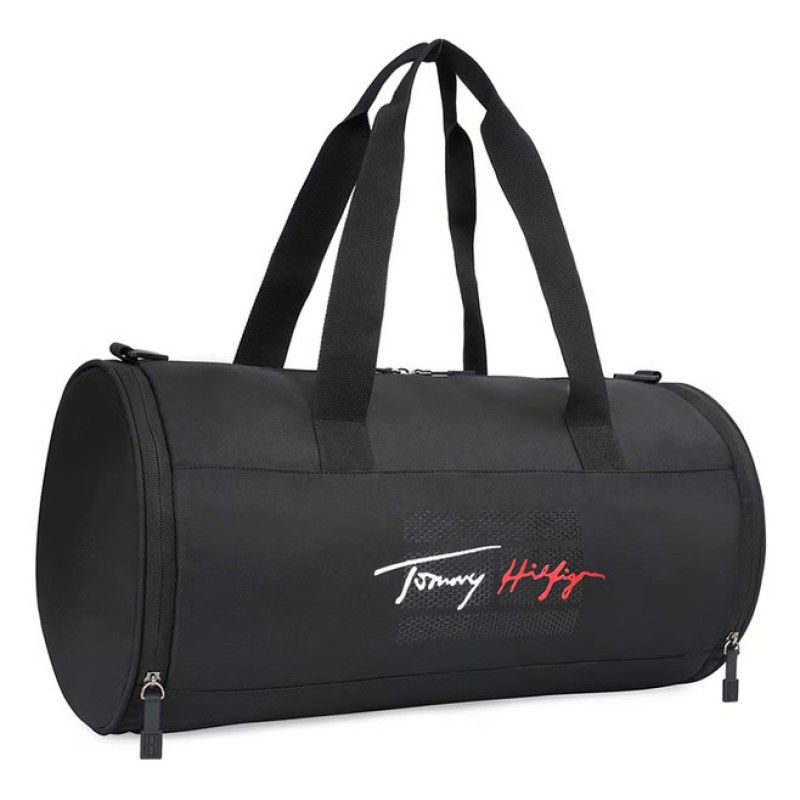 Tommy Hilfiger Unisex Freeman Gym Bag-Black Tommy Hilfiger Unisex Freeman Gym Bag-Black