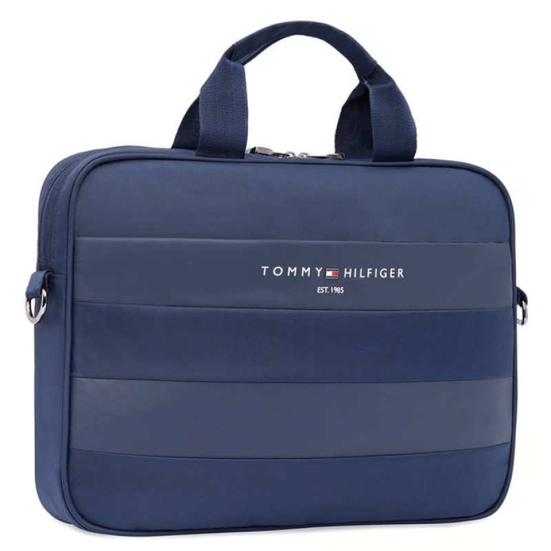 Tommy Hilfiger Mikhail Unisex 14 Inch Laptop Business Case -NAVY