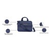 Tommy Hilfiger Mikhail Unisex 14 Inch Laptop Business Case -NAVY