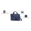 Tommy Hilfiger Mikhail Unisex 14 Inch Laptop Business Case -NAVY